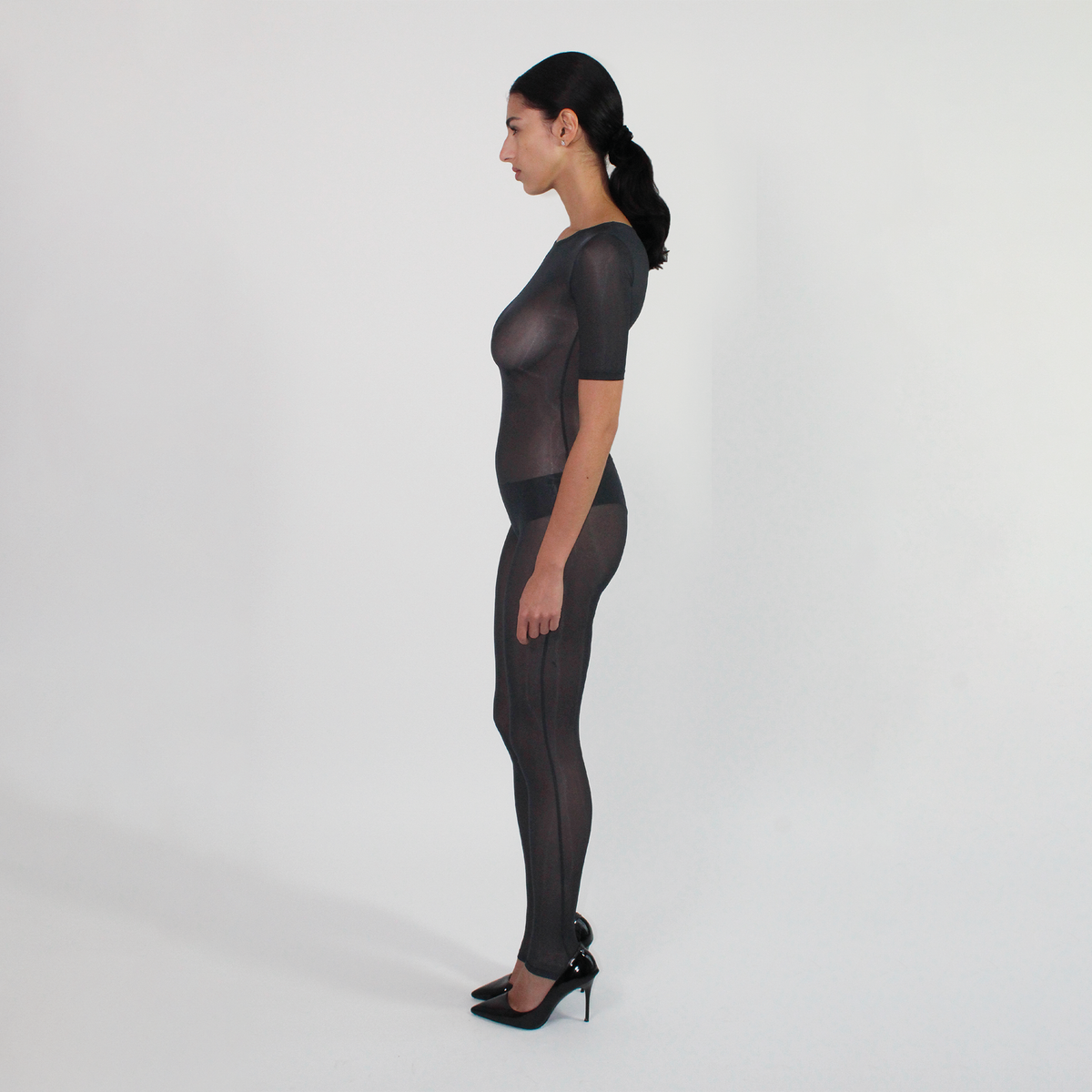 Short-sleeved Catsuit