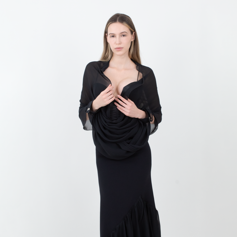 Cache-épaules pour le métro