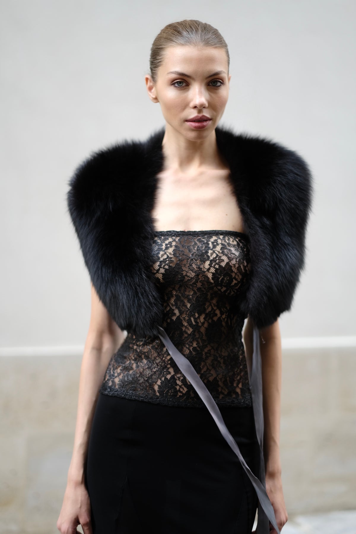 Faux Fur Shawl
